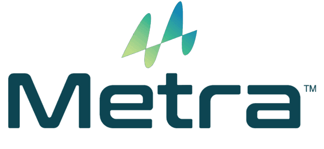 METRA logo - electrical product brand supplied by Green Home in Saudi Arabia