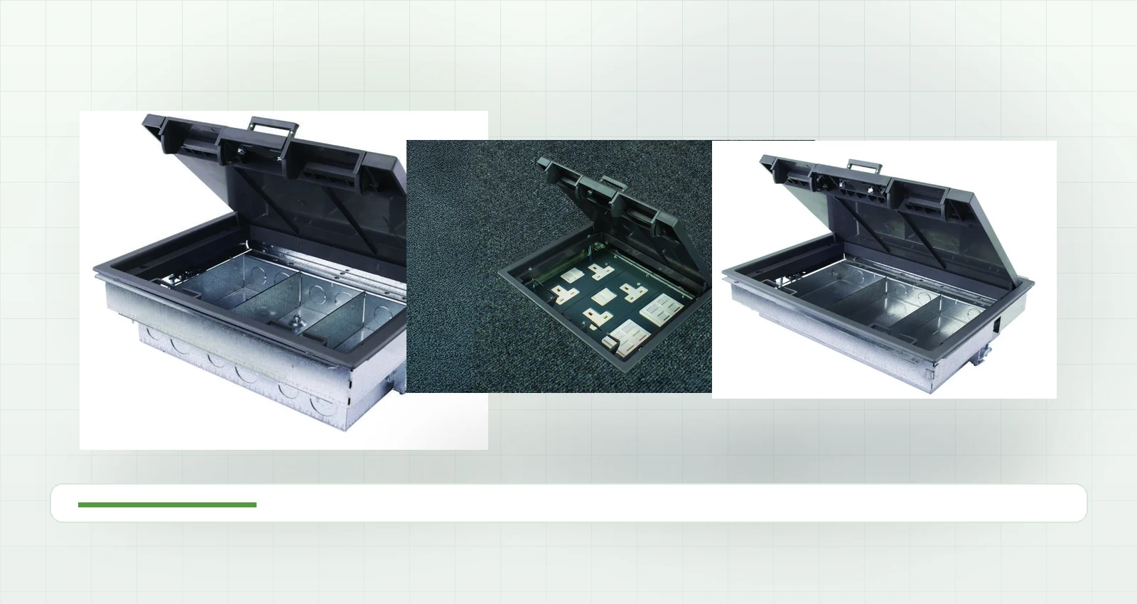 Alfanar Cavity Floorbox - 3 & 4 Compartment Alfanar floor box product