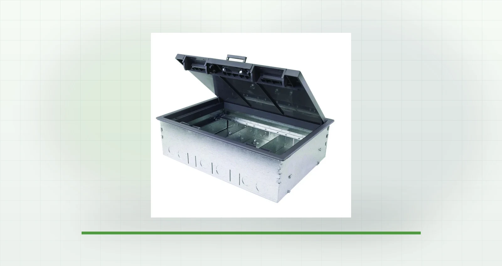 Alfanar Screed Floorbox - 3 & 4 Compartment gallery thumbnail 2
