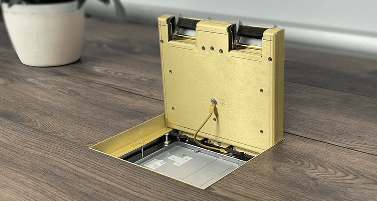 Gazelle Elite Trimless Floor Box gallery thumbnail 5