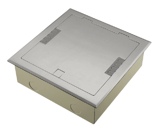 Green Home GH-FB215SS closed stainless steel recessed floor box