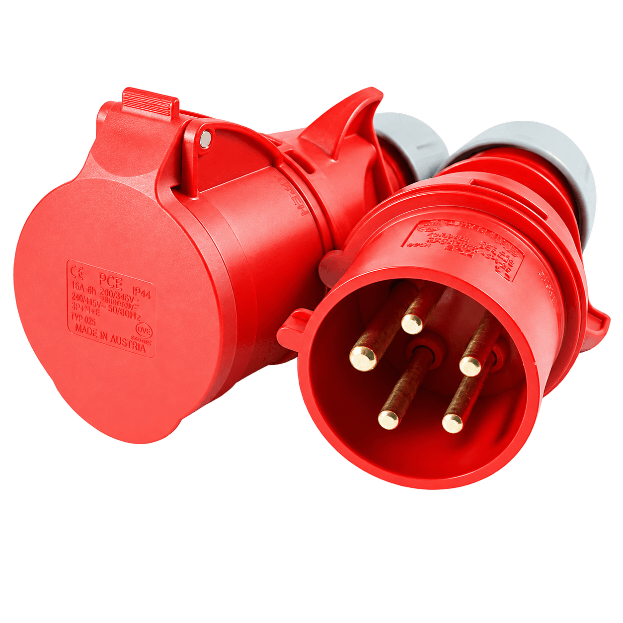 Industrial plugs & couplers for industrial project power connections