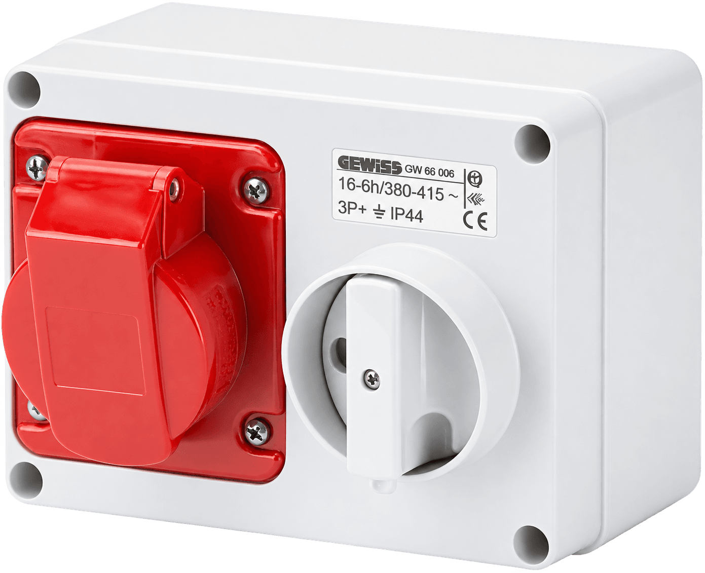 Switched socket boxes for industrial project power connections