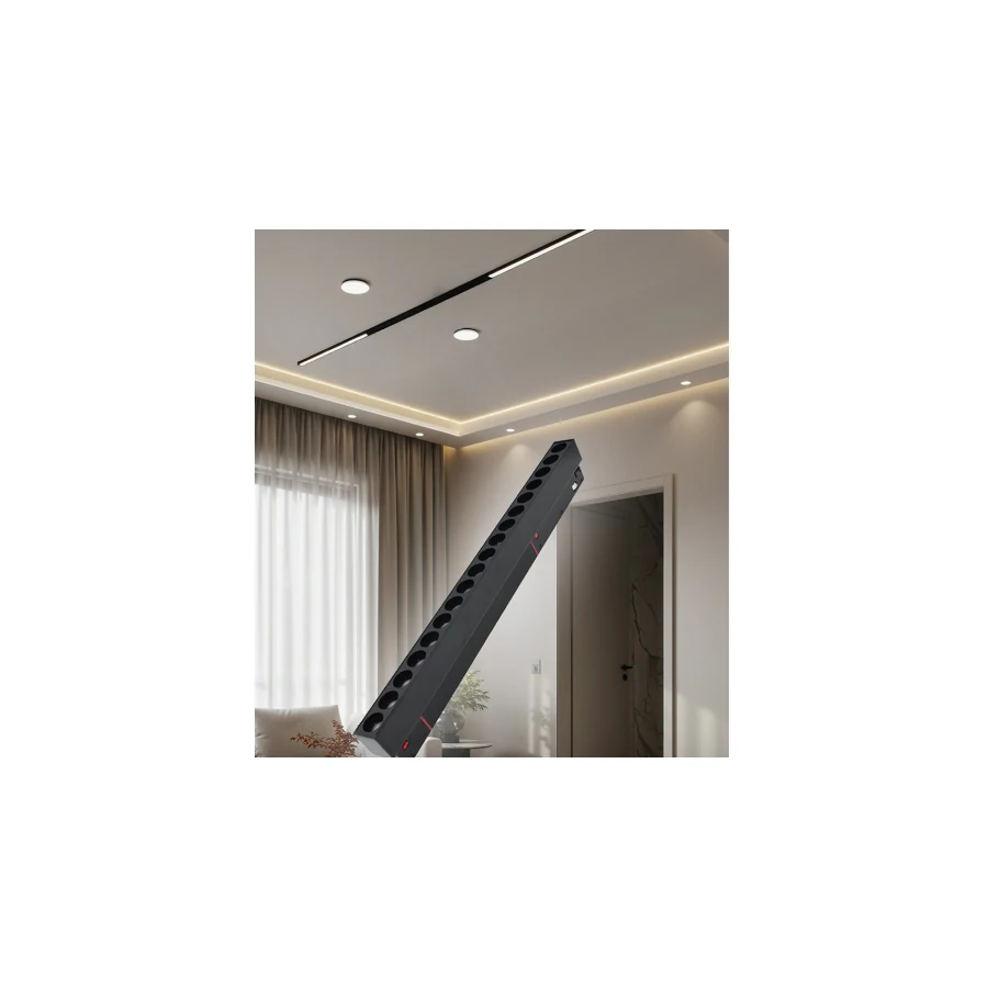 Magnetic Track Linear Light by METRA lighting