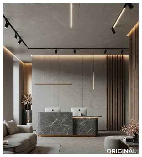 Magnetic Track Light by METRA lighting for Saudi projects