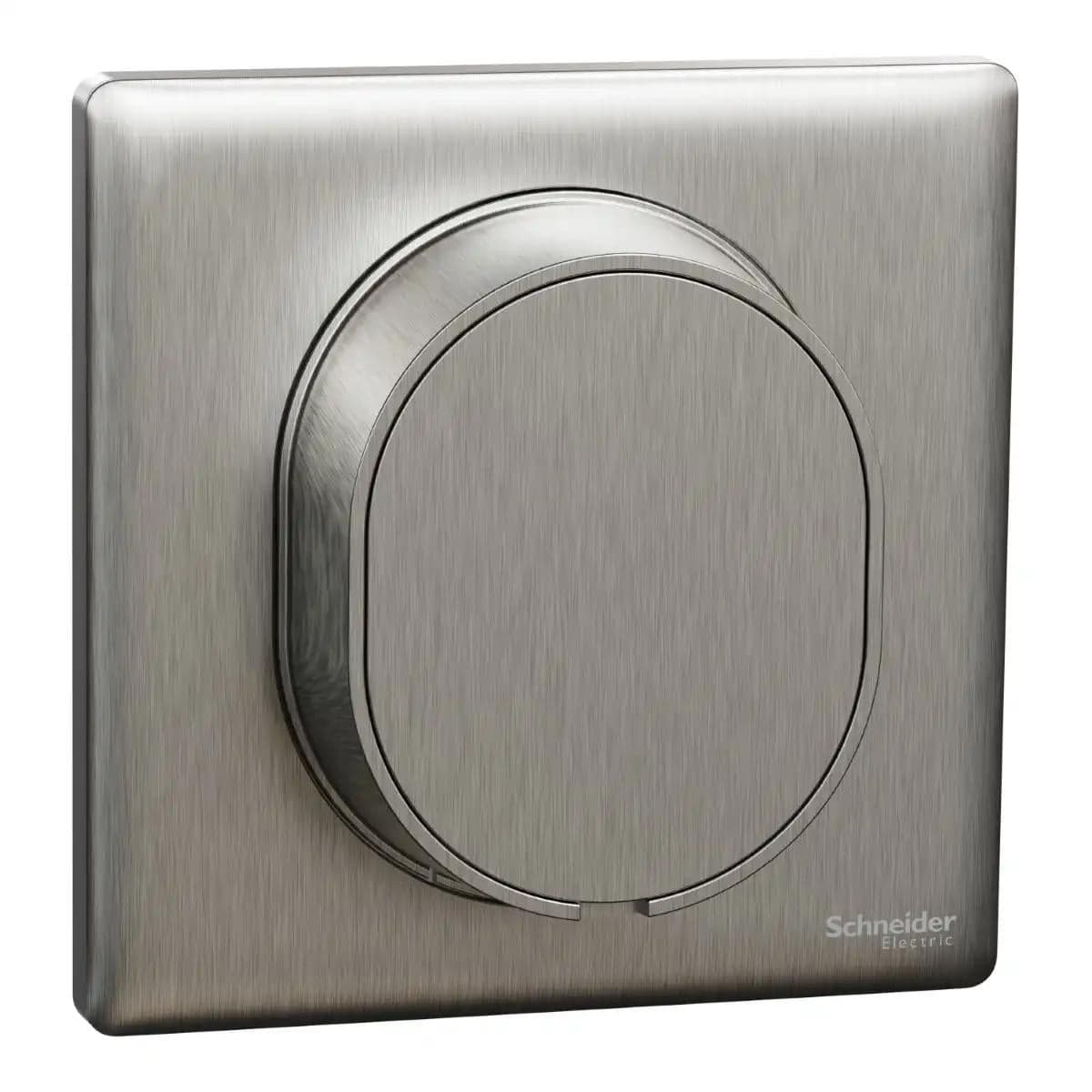 Schneider Electric Unica X Cooker control and connection unit, NUX554_SS, Stainless steel finish