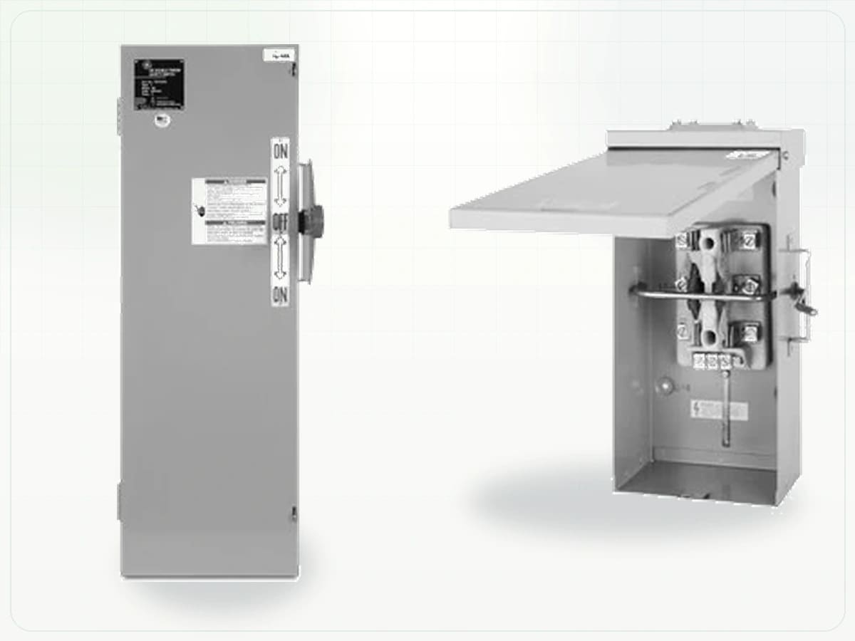ABB NEMA 3R enclosed disconnect switch range