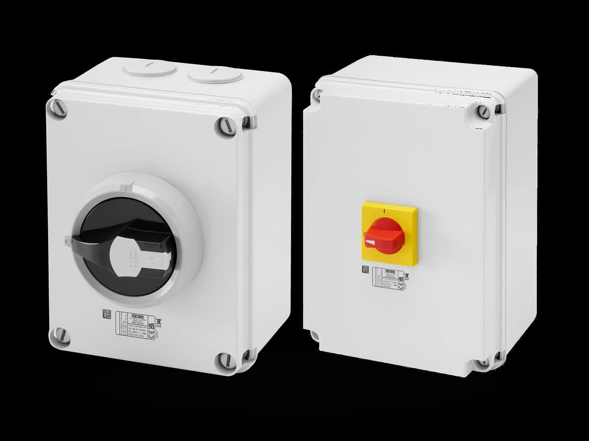 Gewiss PVC Range enclosed disconnect switch range