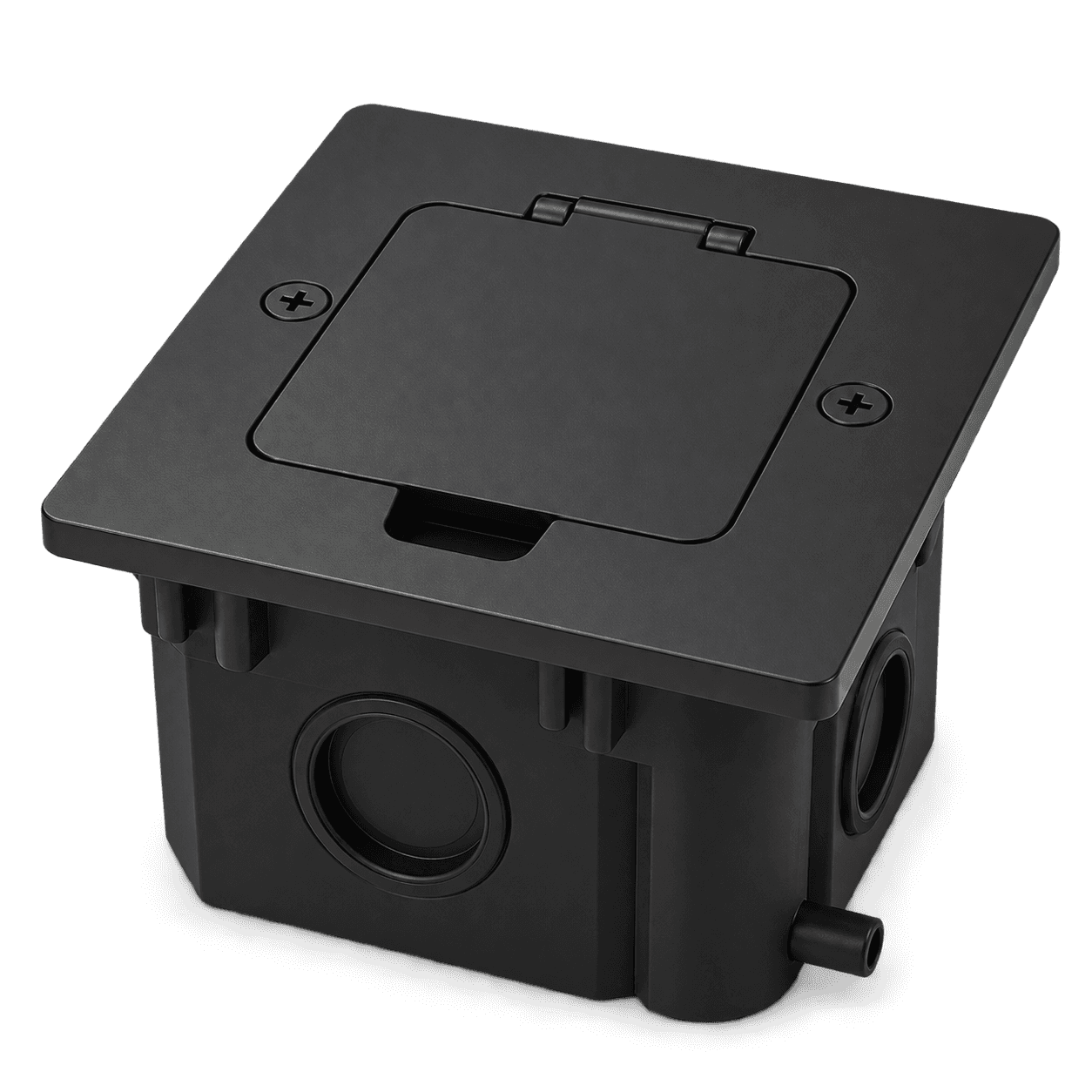 GH-SOP-1 flip-up mini floor socket in Matte black