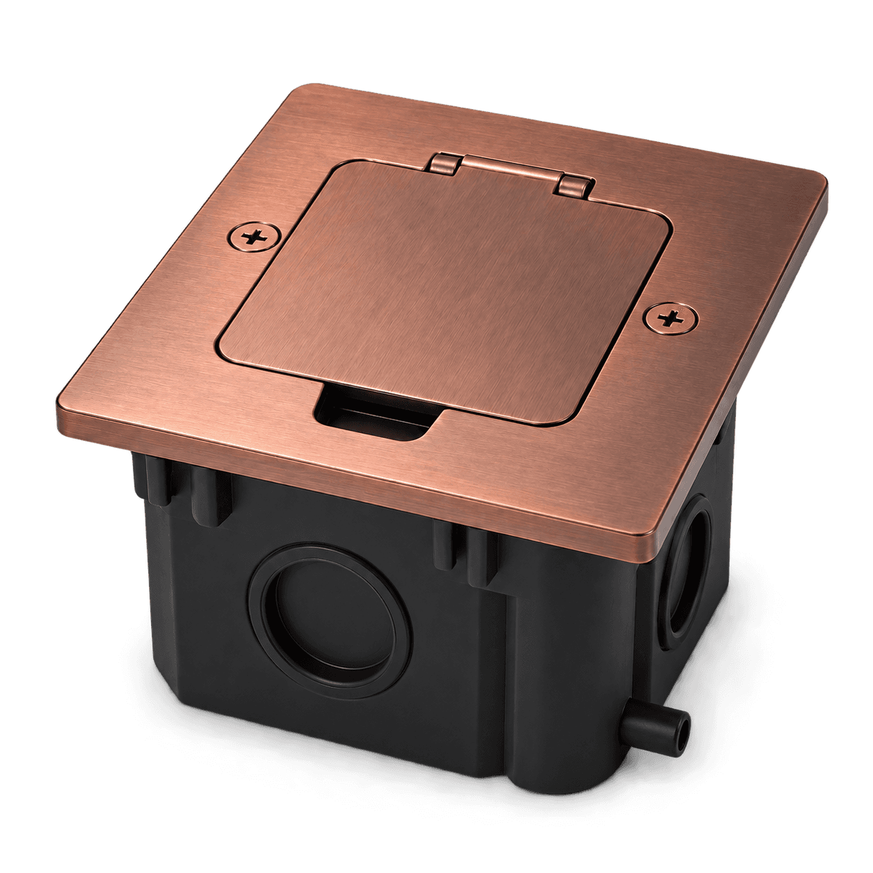 GH-SOP-1 flip-up mini floor socket in Red copper