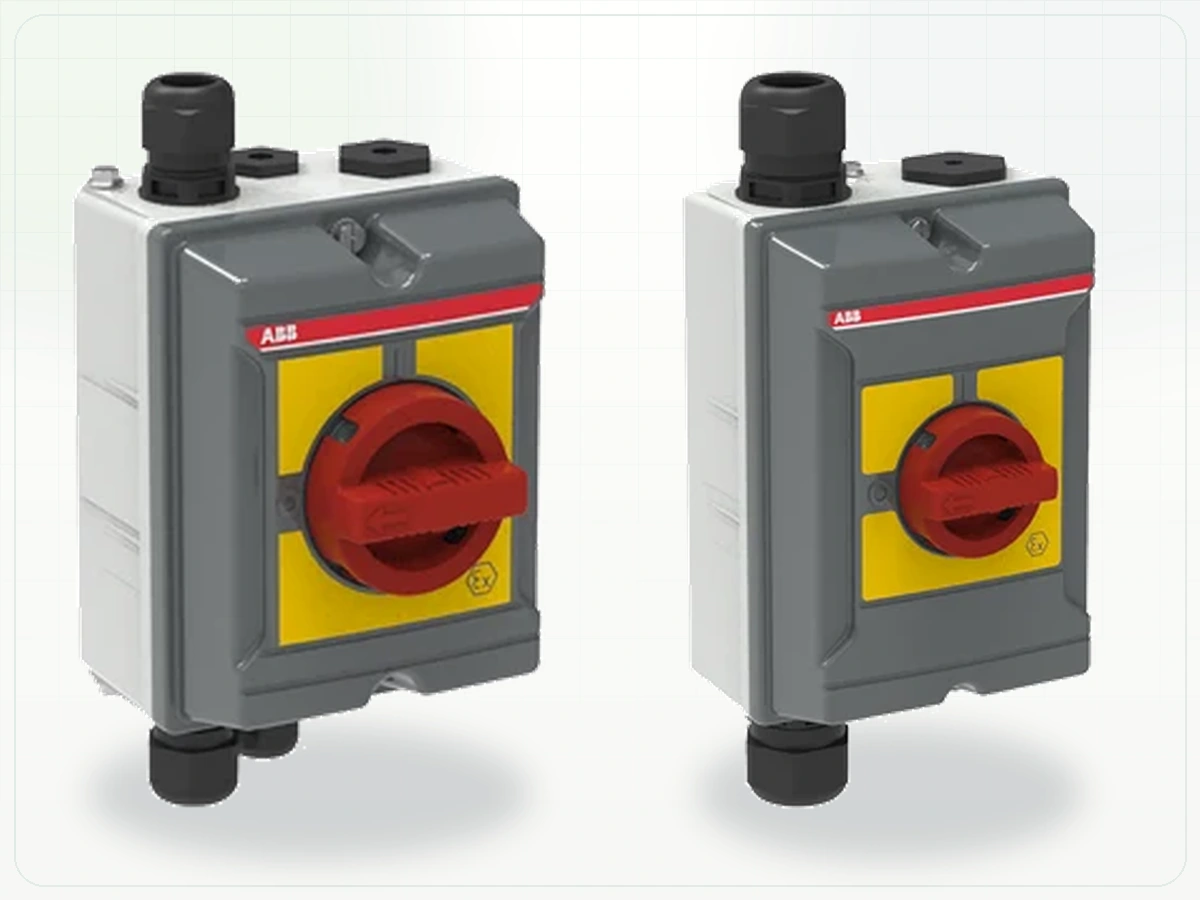 ABB Explosion Proof Range enclosed disconnect switch range