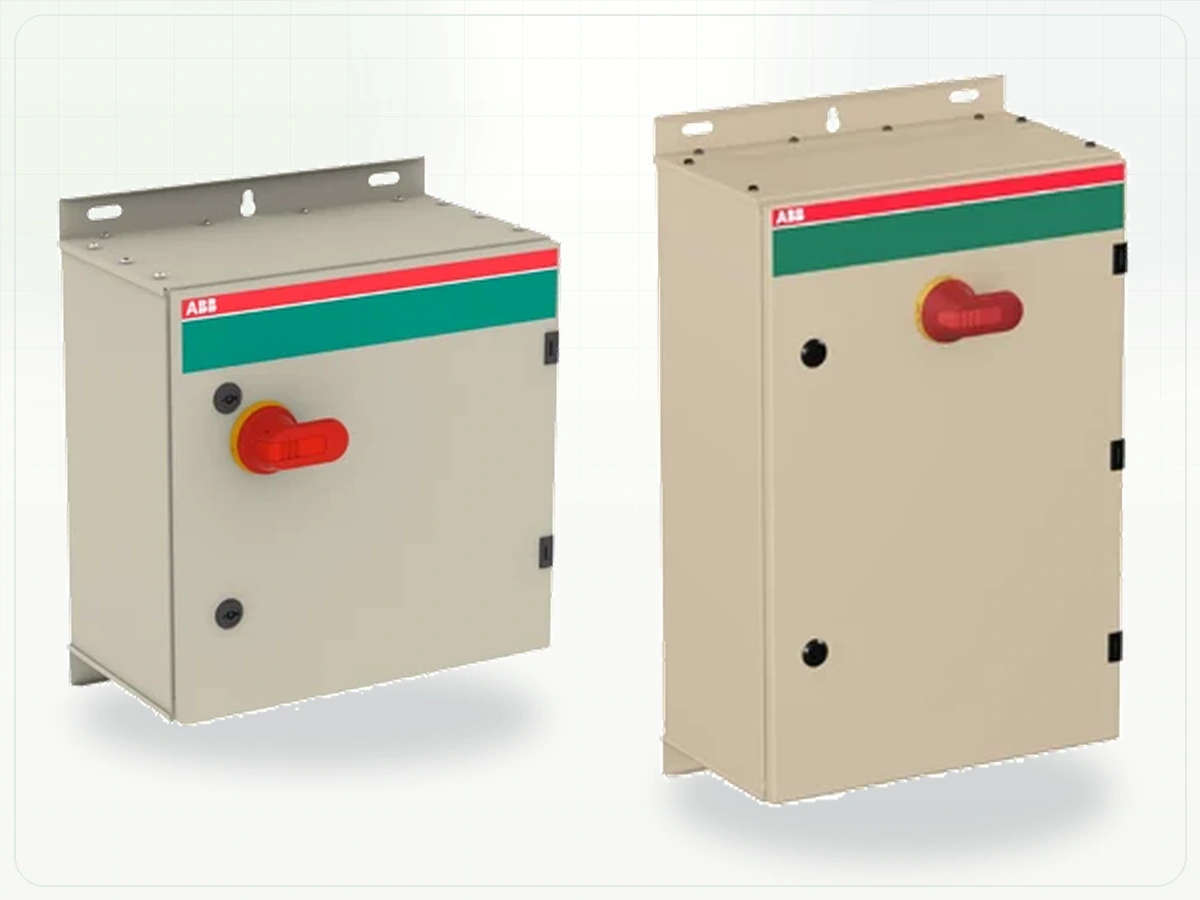 ABB Sheet Steel Range enclosed disconnect switch range
