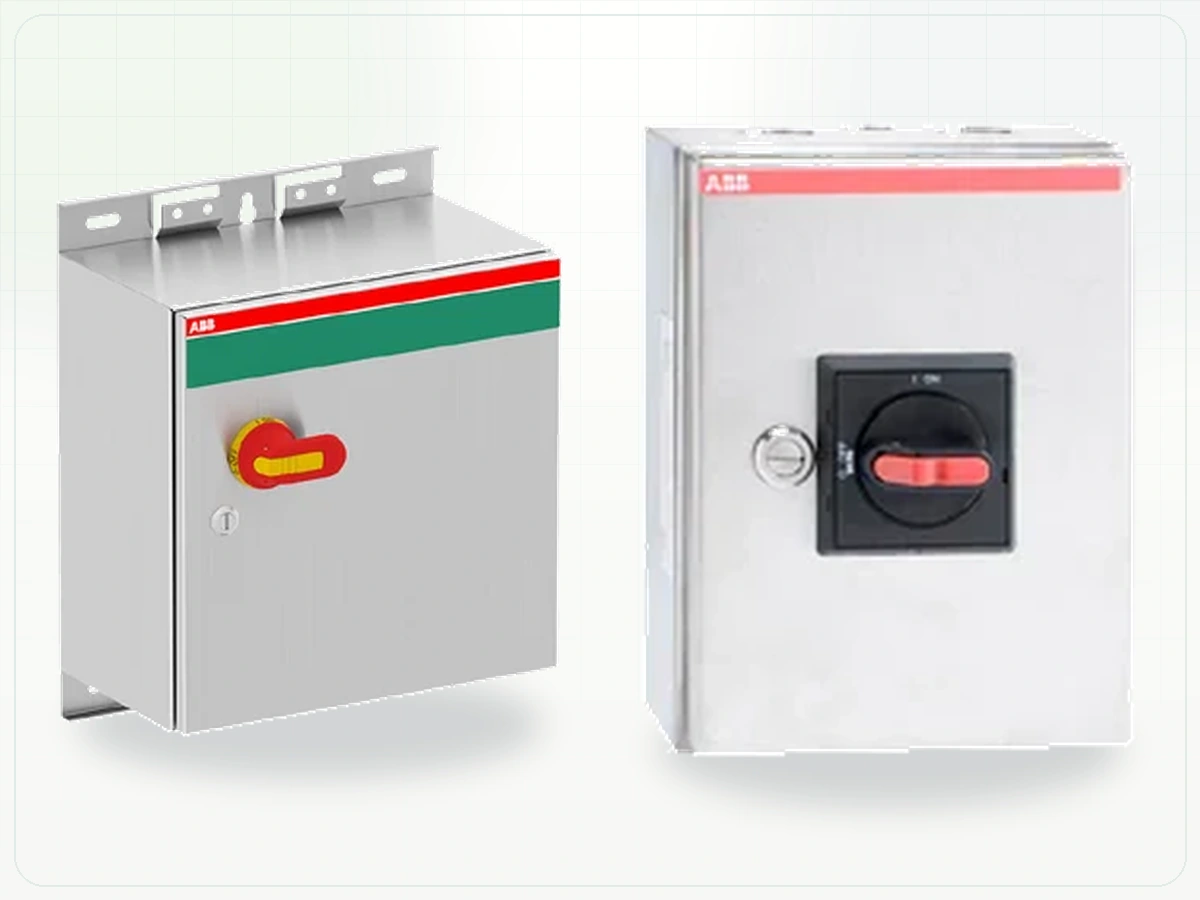 ABB Stainless Steel Range enclosed disconnect switch range