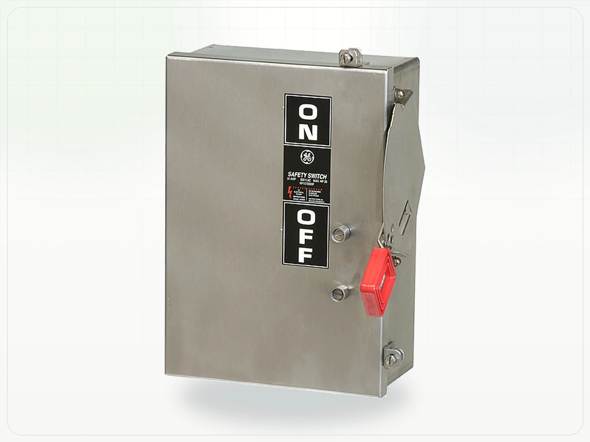 ABB NEMA 4X enclosed disconnect switch range