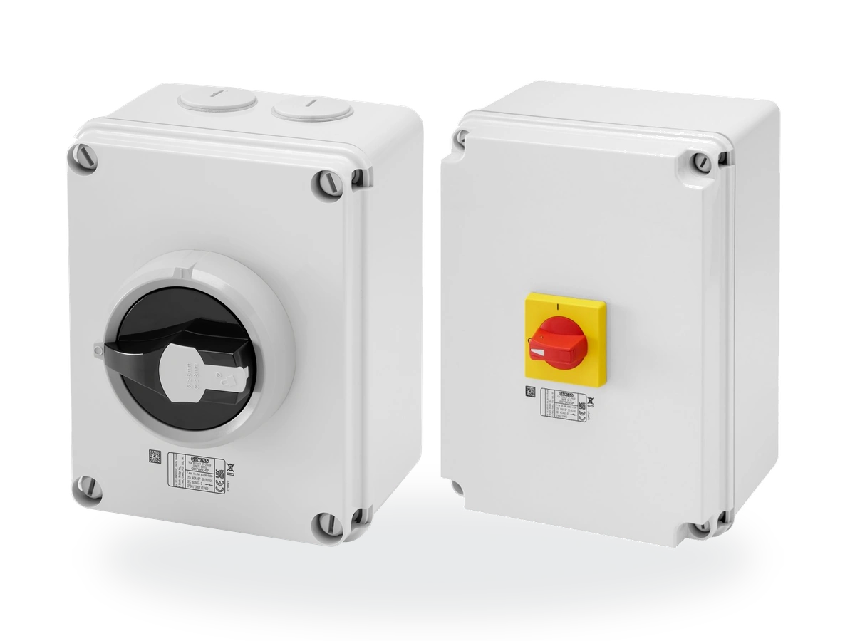 Gewiss PVC Range enclosed disconnect switch range