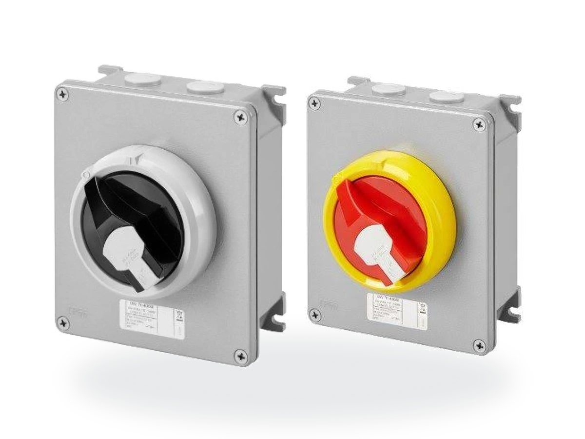 Gewiss Sheet Steel Range enclosed disconnect switch range