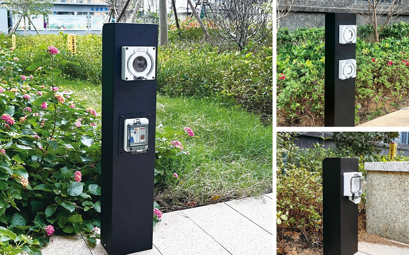 Garden Power and Pedestal outdoor utility products supplied by Green Home in Saudi Arabia