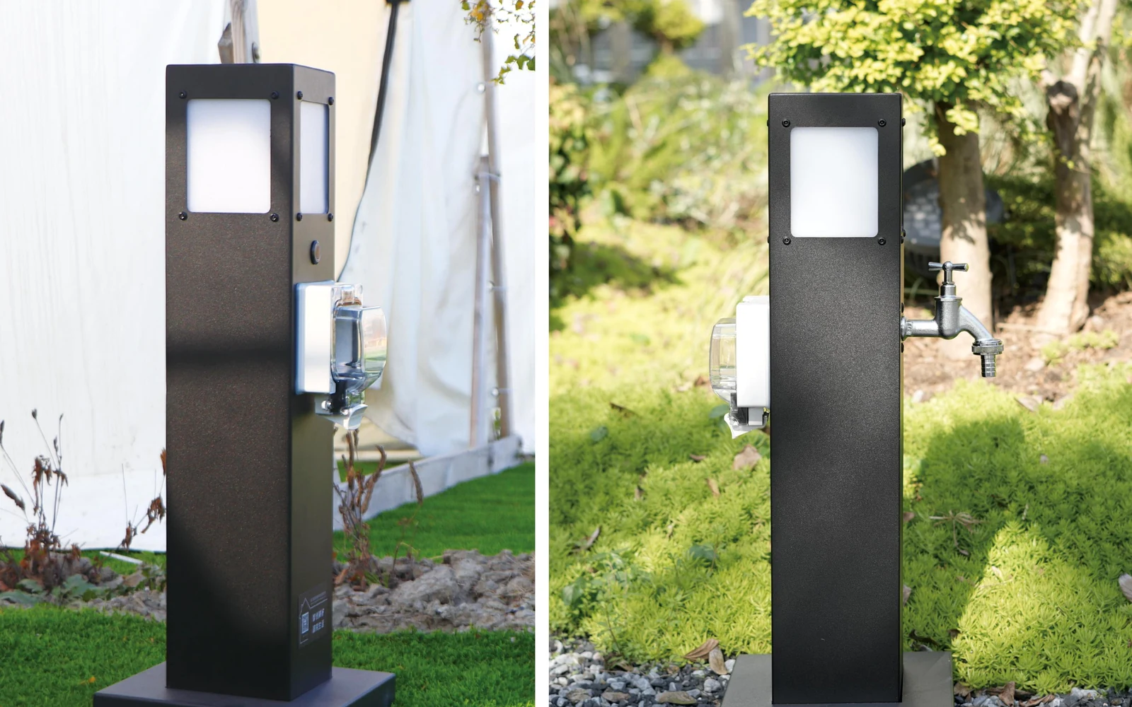 Water and Power Pedestal with Enclosure outdoor utility products supplied by Green Home in Saudi Arabia