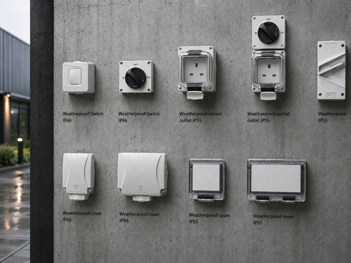 ABB Protection Cover wiring devices family